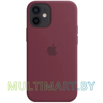 Чехол для телефона Apple MagSafe Silicone Case для iPhone 12 mini (сливовый)